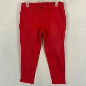 JAG Jeans Women's Size 4 (29 x 26) Mid Rise Ankle Skinny Cropped Coral